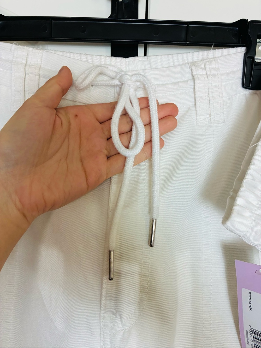 wild fable Relaxed White Drawstring Cargo Joggers NWT 3X - Picture 6 of 16